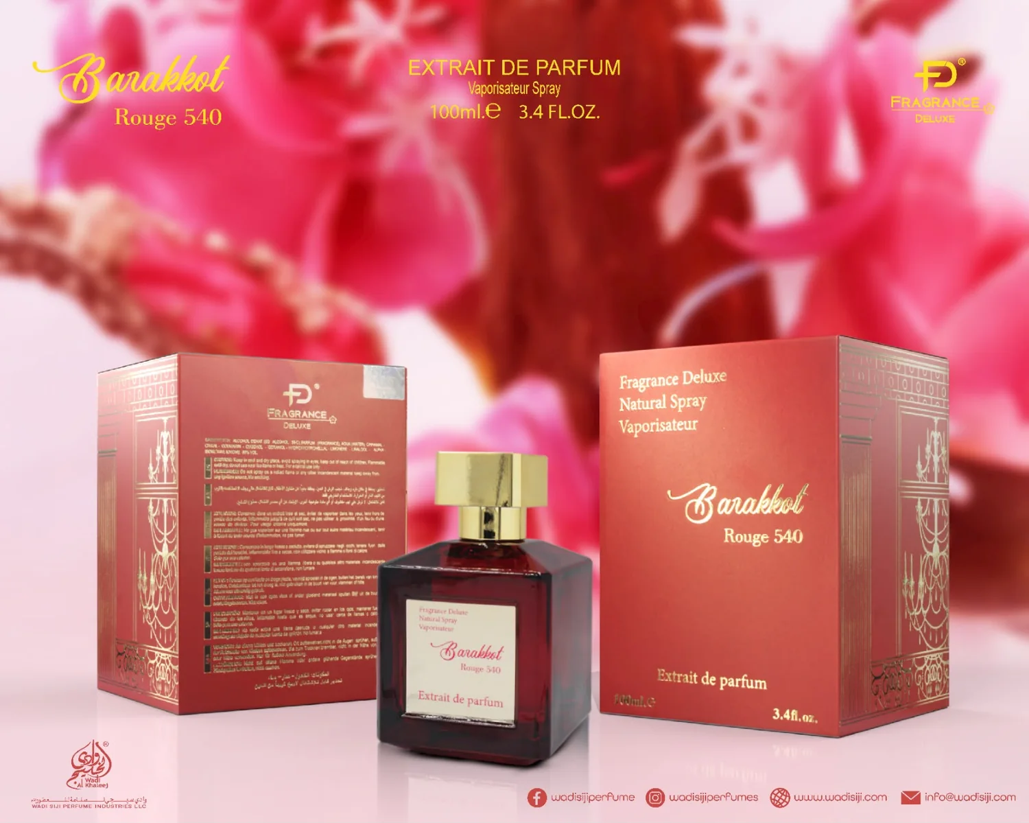 Barakkot Rouge 540 Extrait de Parfum